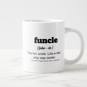 ファンル、おもしろいおじさんコーヒーマグは叔父もっとも偉大さい ジャンボコーヒーマグカップ