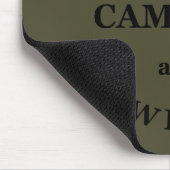 ファンントキャンプとワインのことわざ マウスパッド (コーナー)