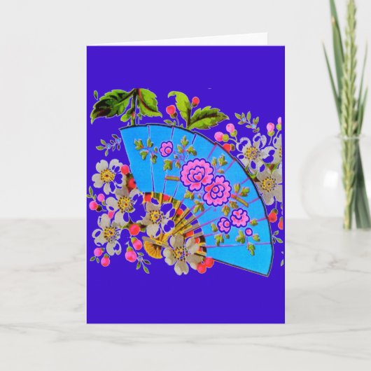 ファン中国のブルーテンプレート製品 カード (正面)