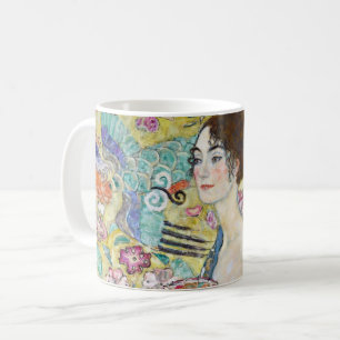ファン付きレディグスタフクリムト コーヒーマグカップ