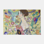 ファン付きレディグスタフクリムト ドアマット (正面)