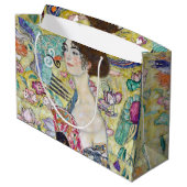 ファン付きレディグスタフクリムト ラージペーパーバッグ (裏面アングル)