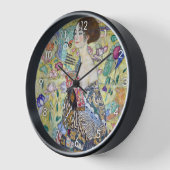 ファン付きレディグスタフクリムト 壁時計 (傾斜)