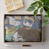 ファン付きレディグスタフクリムト 薄葉紙 (ギフト)