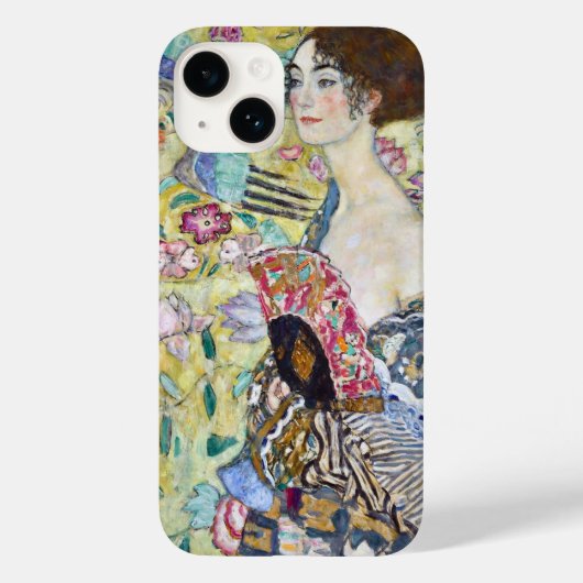 ファン付きレディグスタフクリムト Case-Mate iPhoneケース (裏面)