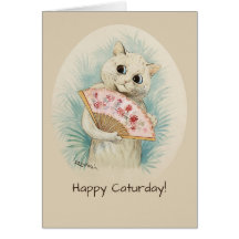 ファン付き白猫CC0134 Louis Wain