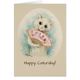 ファン付き白猫CC0134 Louis Wain