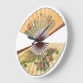 ファン伝統的中国のー ラージ壁時計 (傾斜)