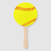 ファン向けカスタムFastpitchソフトボールファン！ ハンドファン (裏面)