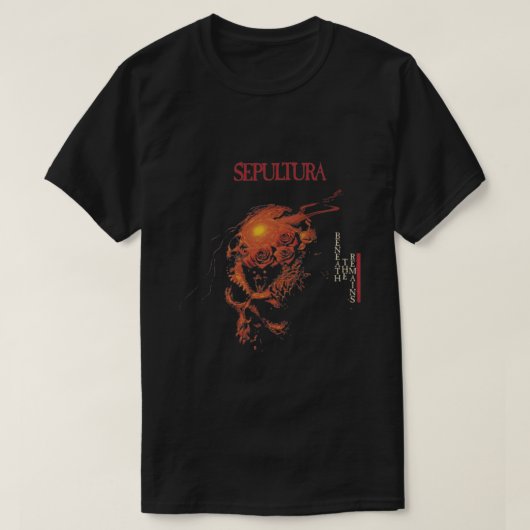 ファン商品Essの下のグラフィック愛Sepultura Tシャツ (デザイン正面)