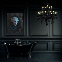 ファン引出線フェイクキャンバス印刷