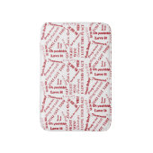 ファン応援の勇気付けられる語 バスマット (正面縦)