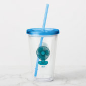 ファン漫画のイラストレーション アクリルタンブラー (裏面)