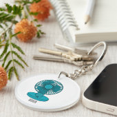 ファン漫画のイラストレーション キーホルダー (正面右)