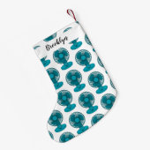 ファン漫画のイラストレーション スモールクリスマスストッキング (裏面 (吊り時))