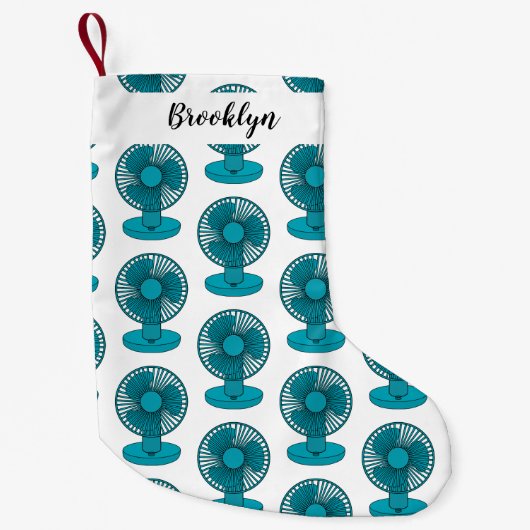 ファン漫画のイラストレーション スモールクリスマスストッキング (正面)