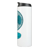 ファン漫画のイラストレーション タンブラー (回転右)