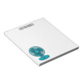 ファン漫画のイラストレーション ノートパッド (アングル)