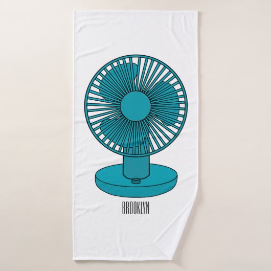 ファン漫画のイラストレーション バスタオル (バスタオル)