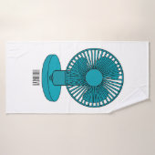 ファン漫画のイラストレーション バスタオル (バスタオル)