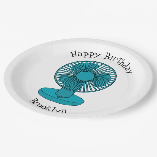 ファン漫画のイラストレーション ペーパープレート (アングル)