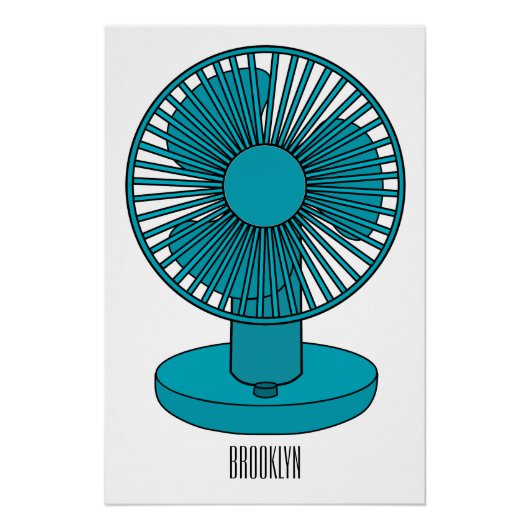 ファン漫画のイラストレーション ポスター (正面)