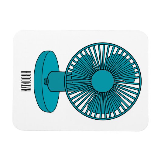 ファン漫画のイラストレーション マグネット (横)