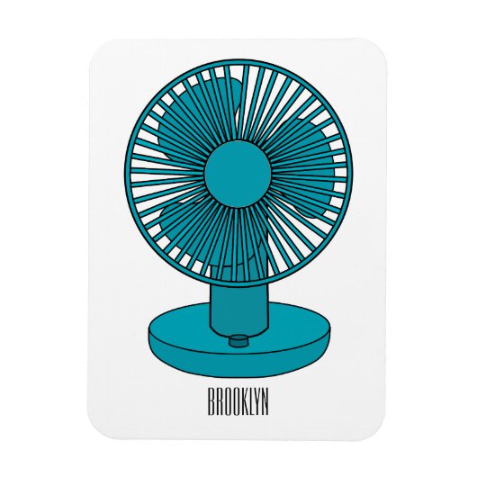 ファン漫画のイラストレーション マグネット (縦)