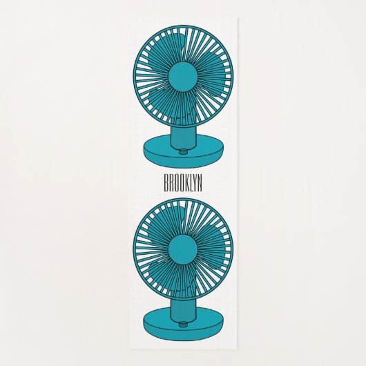 ファン漫画のイラストレーション ヨガマット (正面)