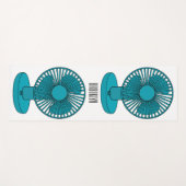 ファン漫画のイラストレーション ヨガマット (正面(横))