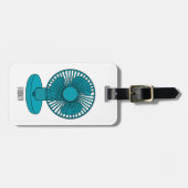 ファン漫画のイラストレーション ラゲッジタグ (正面横)