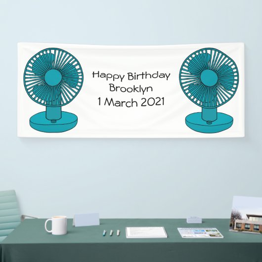 ファン漫画のイラストレーション 横断幕 (トレードショー)