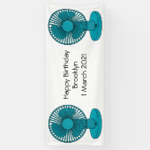 ファン漫画のイラストレーション 横断幕 (縦)