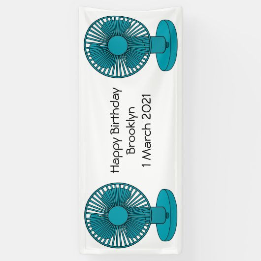 ファン漫画のイラストレーション 横断幕 (縦)