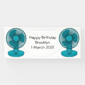 ファン漫画のイラストレーション 横断幕 (横)