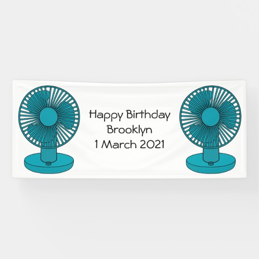 ファン漫画のイラストレーション 横断幕 (横)