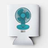 ファン漫画のイラストレーション 缶クーラー (裏面)