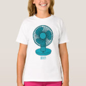 ファン漫画のイラストレーション Tシャツ (正面)