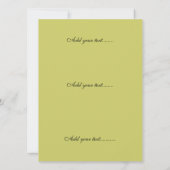 ファン空白のゴッホワイルドバラ 招待状 (裏面)