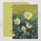 ファン空白のゴッホワイルドバラ 招待状 (正面/裏面)