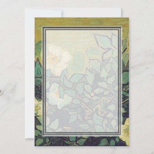 ファン空白のゴッホワイルドバラ 招待状 (正面)