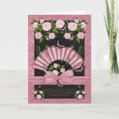 ファン誕生日付きの特別な人のためのバラカード カード (正面)