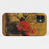 ファン赤と白ゴッホ・カーネーションの花瓶 Case-Mate iPhoneケース (裏面(横))
