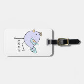 ファン走のための単やる気を起こさせる引用文走のみ ラゲッジタグ (正面横)