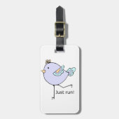 ファン走のための単やる気を起こさせる引用文走のみ ラゲッジタグ (正面縦)