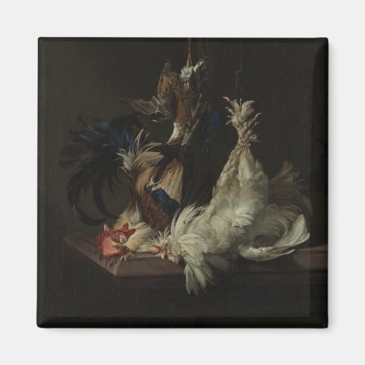 ファン・エルスト、家禽との静物生活 マグネット (正面)
