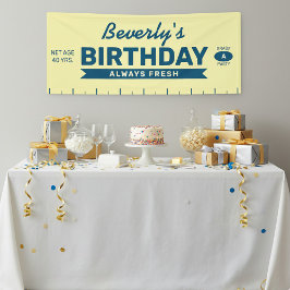 ファン オールウェイズ フレッシュ スティック オブ バター バースデー パーティー 横断幕