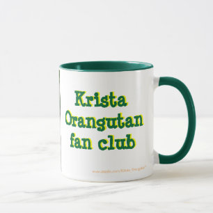 ファン・クラブのKristaの公式のオランウータン マグカップ