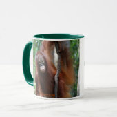 ファン・クラブのKristaの公式のオランウータン マグカップ (正面左)