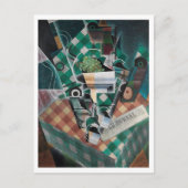 ファン・グリス、静物画モダン画 ポストカード (正面)